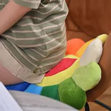 Colorful Sunflower Shaped Floor Pillow for Home Decor