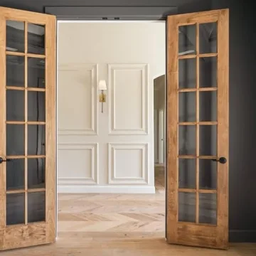 PASSICA DECOR Hardwired Wall Sconces Set of Two 2 Pack Vintage Wall Light Fixture for Bathroom Vanity Stairway Fireplace Kitchen Sink Living Room Bedroom Antique Brass