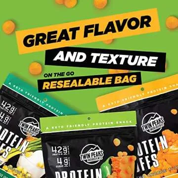 Twin Peaks Low Carb Protein Puffs - Healthy Snack Option