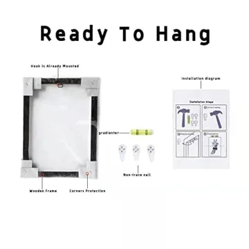 Highland Cow Canvas Wall Art Ready to Hang Modern Decor