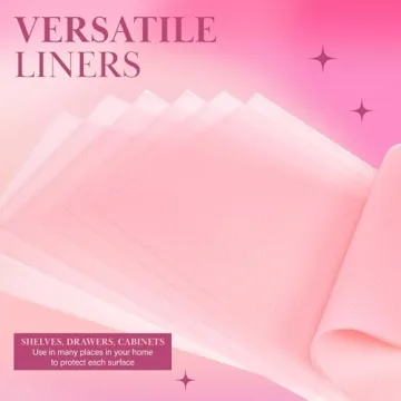 Paris Hilton Pink Refrigerator Shelf Liners - 10-Piece Set