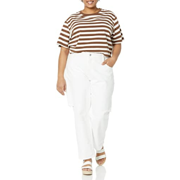 The Drop Coffee Bean Cropped Crew Neck T-Shirt