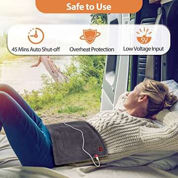 Comfheat USB Heating Pad - Portable & Adjustable Heat