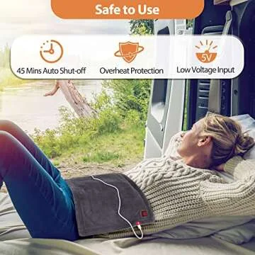 Comfheat USB Heating Pad - Portable & Adjustable Heat