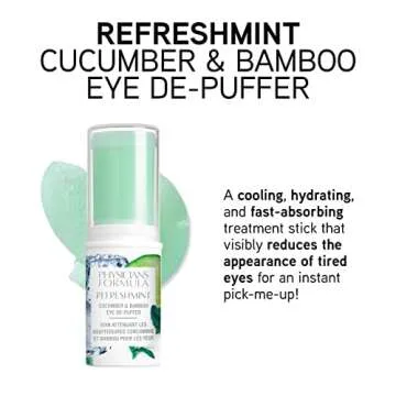 Physicians Formula RefreshMint Cucumber & Bamboo Eye De-Puffer Stick - Hydrating & Soothing Eye Crea...