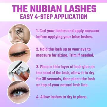 Luxurious Juvia's Place Nubian Eyelashes Egypt Lite