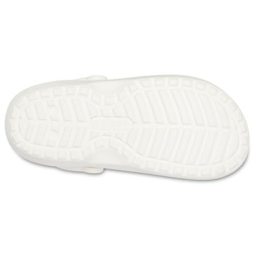 Crocs Classic Lined Clog White/Grey Men's 7, Women's 9 Medium