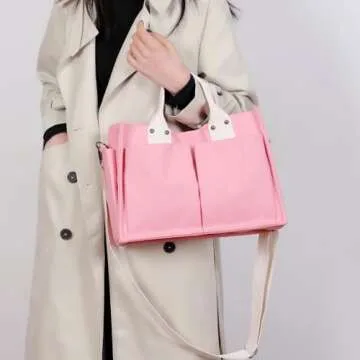 Valleycomfy Large Canvas Tote Bags for Women