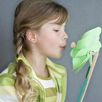 Stylish 24 Pairs Girls' Hypoallergenic Earrings Set