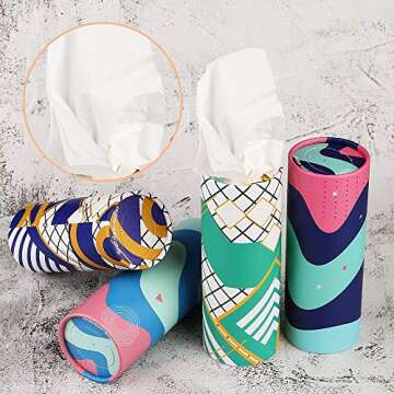 Car Tissue Holder - Stylish & Practical Tissue Tubes for Cars