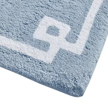 Madison Park Evan Cotton Non-Slip Bath Rug for Luxurious Style