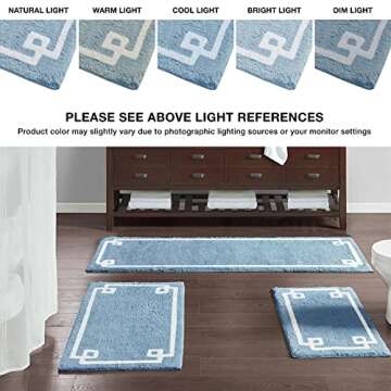 Madison Park Evan Cotton Non-Slip Bath Rug for Luxurious Style