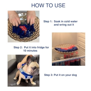 iChoue French Bulldog Summer Cooling Shirt - UV Protection Vest for Dogs