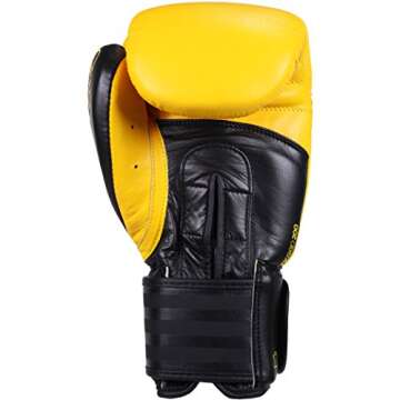 adidas Boxing Hybrid 200 100% Leather Gloves (14oz)