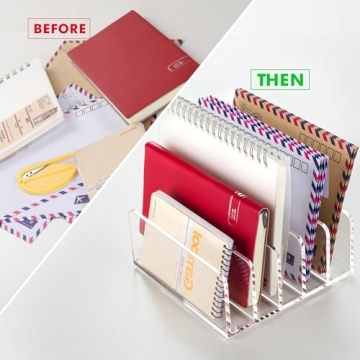 BEYGORM Acrylic Mail Holder for Desk Organization