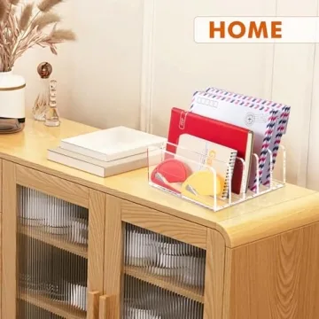 BEYGORM Acrylic Mail Holder for Desk Organization
