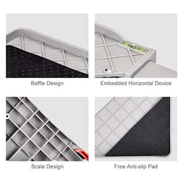 Furniture Dolly Roller Movable Base Size Adjustable with 8 Locking Rubber Swivel Wheels and 4 Feet, Pedestal Telescopic Base for Portable Washing Machine Refrigerator Washer Dryer