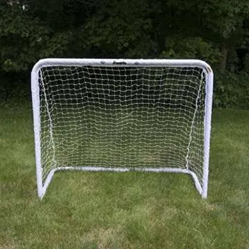 Franklin Sports Steel Goal - All Sport Soccer, Lacrosse Field Hockey and Street Hockey Goal - 50"x42" Youth Goal and Net - Backyard Goal