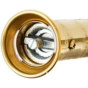 Atlas Pepper Mill - 7.5" Handcrafted Brass Design