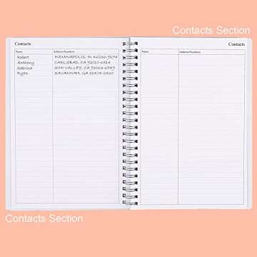 Nokingo Undated Planner for 2025 or Any Year - Weekly & Monthly Organizer Notebook & Journal to Track Goals, 5.85" x 8.25", Perfect to Organize Your Daily Life, Twig Weekly Monthly Planner Undated