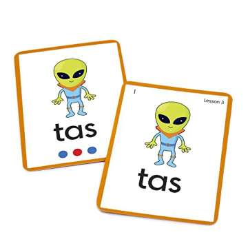Alien Word Flashcards for Fun Phonics Learning for Kids