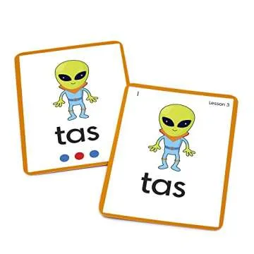 Alien Word Flashcards for Fun Phonics Learning for Kids