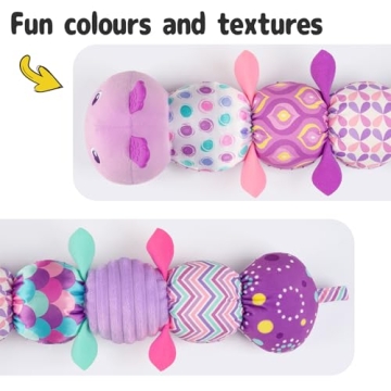 Sumobaby Musical Caterpillar Sensory Toy for Newborn Girls