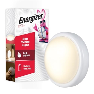 Energizer Tap Light - Push On/Off Battery Operated Light