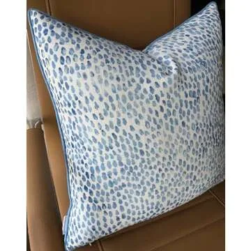 MANOJAVAYA Rain Drops Printed Pillow Cover for Decor