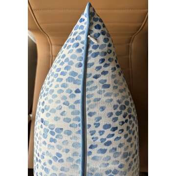 MANOJAVAYA Rain Drops Printed Pillow Cover for Decor