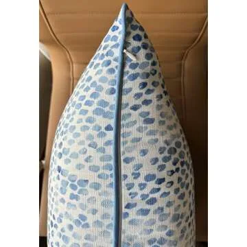 MANOJAVAYA Rain Drops Printed Pillow Cover for Decor