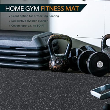 Durable 1/2 Thick EVA Foam Gym Mats for Home Use