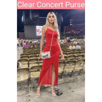 Stylish SharPlus Clear Crossbody Purse for Women