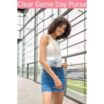 Stylish SharPlus Clear Crossbody Purse for Women