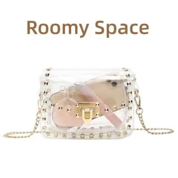 Stylish SharPlus Clear Crossbody Purse for Women