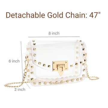 Stylish SharPlus Clear Crossbody Purse for Women
