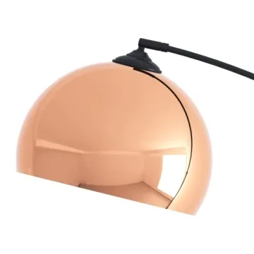 GETINLIGHT 66" Rose Gold Arc Floor Lamp with Marble Base