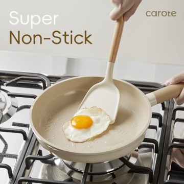CAROTE Nonstick Ceramic Cookware Set 12 Pcs Essentials