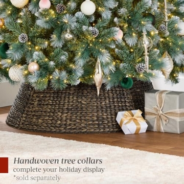 Frosted Scotch Pine Christmas Tree - Pre-Lit & Easy Setup