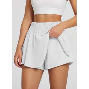 BALEAF Women's High Waisted 13'' Athletic Skirt for Comfort