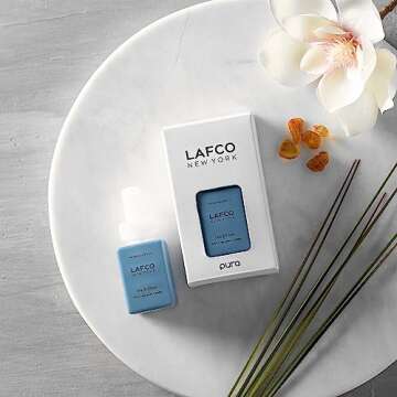 LAFCO New York Pura Smart Device Refill, Sea & Dune - Vial Delivers Up to 2 Weeks of Fragrance Life - Made in the USA