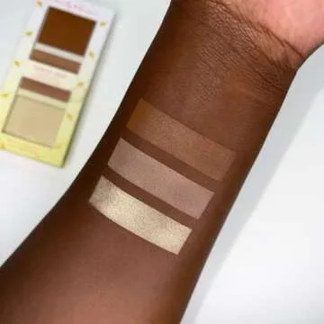 Beauty Bakerie Lemon Bar Mini Makeup Palatte, Contour, Bronzer, and Highlighter Makeup, Travel Size