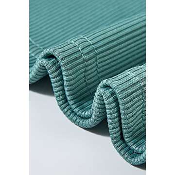 vyolu Casual Workout Sets 2 Piece Outfits for Women Ribbed Crop Tank Top High Waist Leggings Active Lounge Wear …