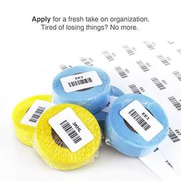 ChromaLabel 1 x 1.50 Inch Printable Labels, Compatible with Laser and Inkjet Printers, 1225 Pack, White, Permanent