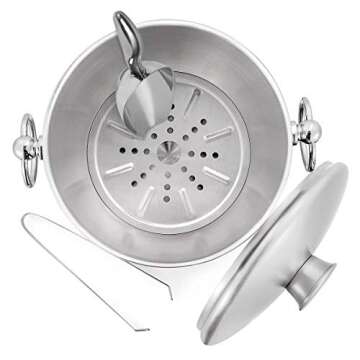 Insulated Stainless Steel Ice Bucket - 3L for Parties