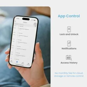 Lockly Secure Pro Bluetooth Smart Door Lock, Keyless Entry with PIN Genie® Digital Keypad, 3D Biometric Fingerprint Sensor Front Door Lock Deadbolt, Voice Control & Auto Lock - Deadbolt Edition