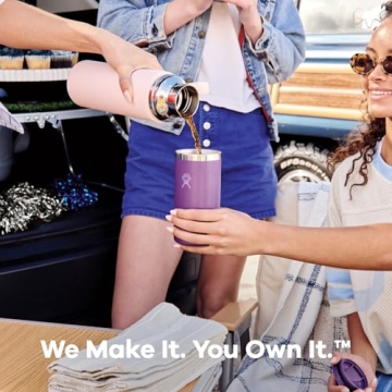 Hydro Flask Travel Coffee Cup – Insulated Stainless Steel, Non-Spill, Leak Resistant to-Go Tumbler...
