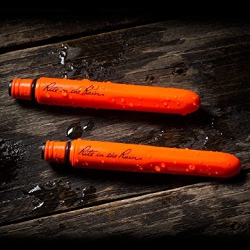 Rite in the Rain All-Weather EDC Pen, Orange POKKA 2-Pack, Black 0.9mm Ink, Fine Point (No. OR92), 1 Count (Pack of 2)