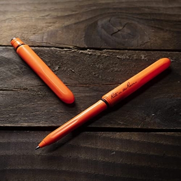 Rite in the Rain All-Weather EDC Pen, Orange POKKA 2-Pack, Black 0.9mm Ink, Fine Point (No. OR92), 1 Count (Pack of 2)