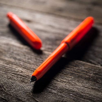 Rite in the Rain All-Weather EDC Pen, Orange POKKA 2-Pack, Black 0.9mm Ink, Fine Point (No. OR92), 1 Count (Pack of 2)